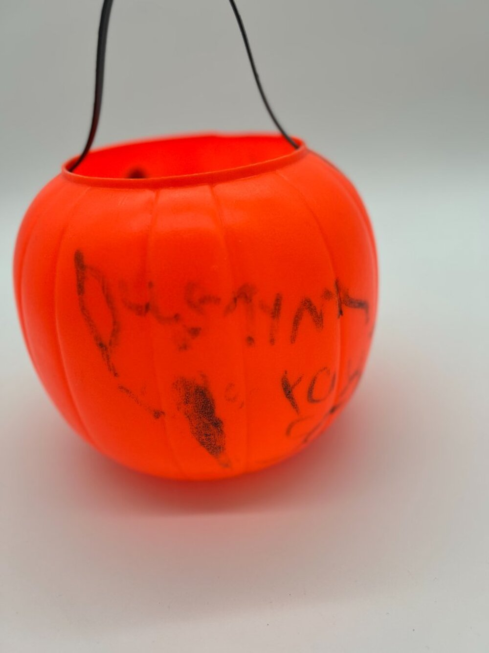 VTG Empire Blow Mold Jack O’Lantern Candy Bucket Pumpkin TrickOrTreat Pail 1980 - Picture 5 of 9